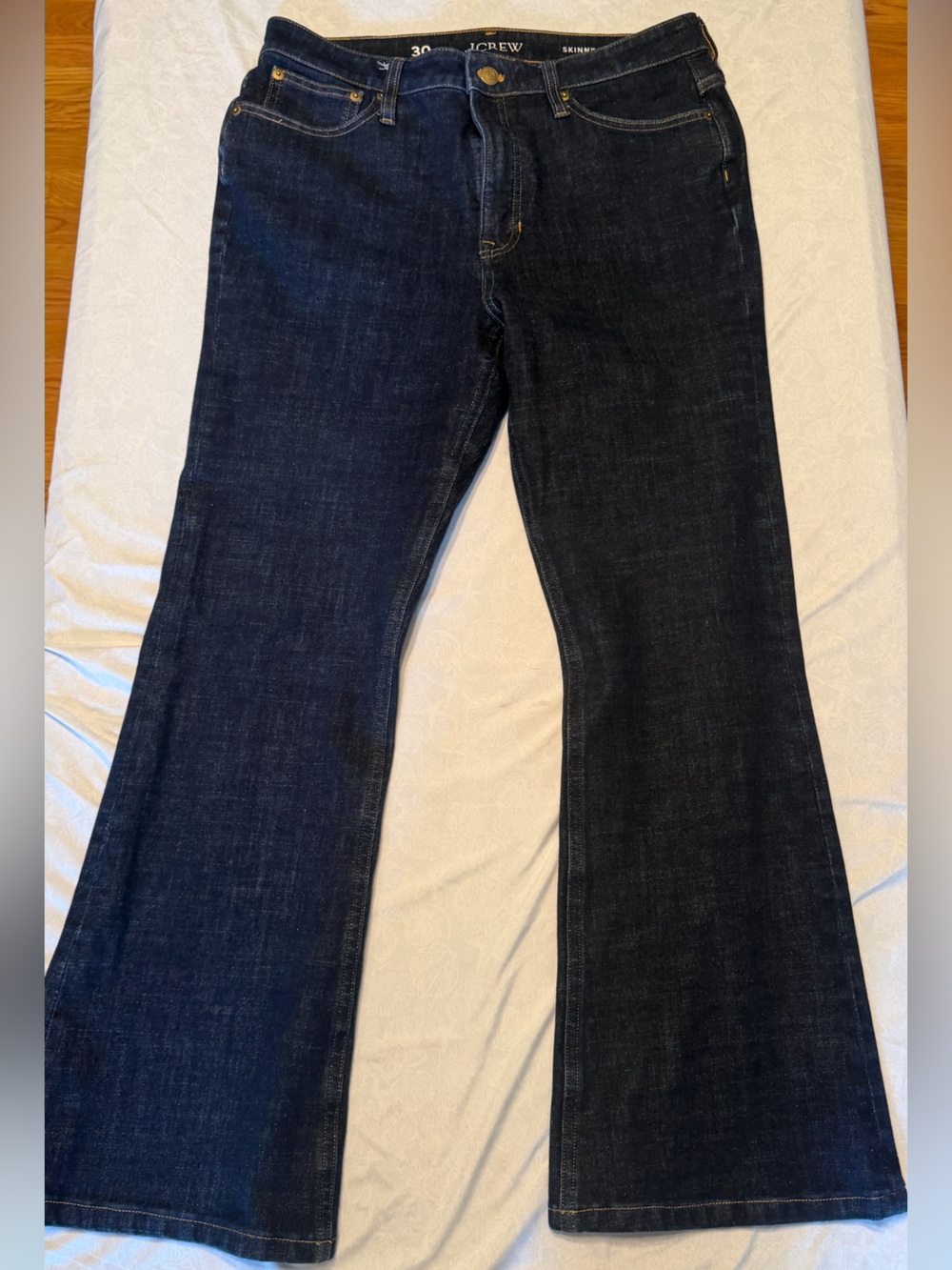 J. Crew Woman’s Dark Indigo Skinny Flare